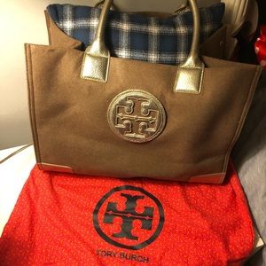Tory Burch Large Ella Wool Tote